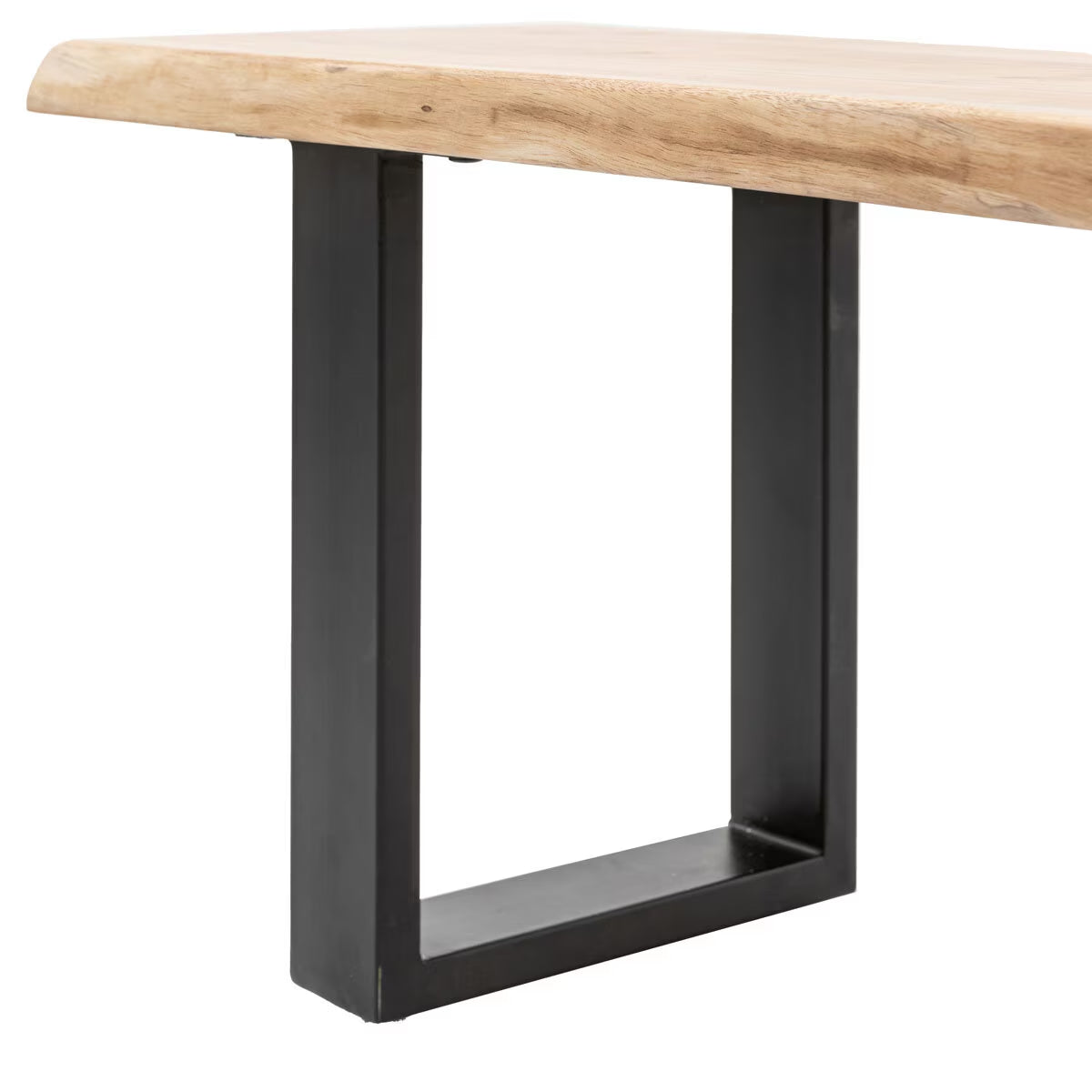 Chisbury Acacia Live Edge Dining Bench – Rustic Elegance for Your Dining Space