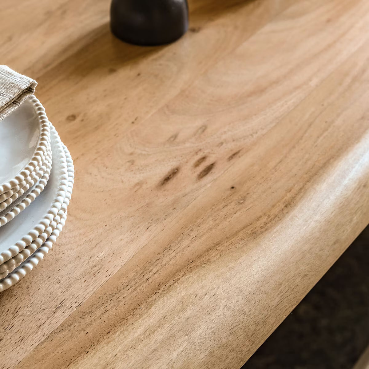 Stunning Gallery Chisbury Acacia Live Edge Dining Table - Perfect for 6-8 Guests!