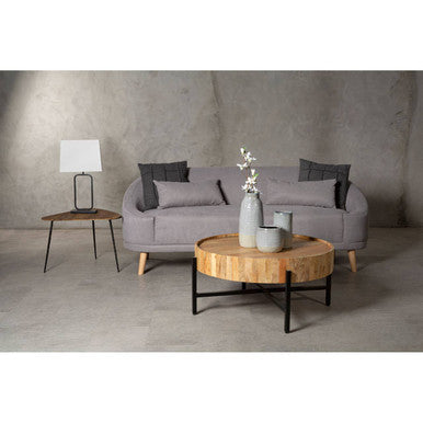 Holland Grey Linen Sofa