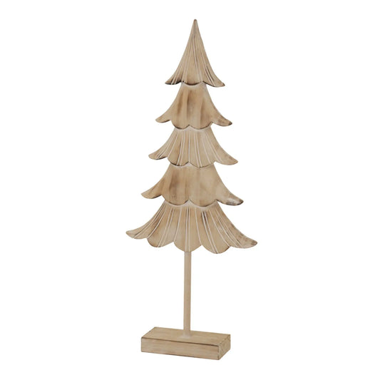 Large Rustic Fir Tree On Stand BlissVeranda