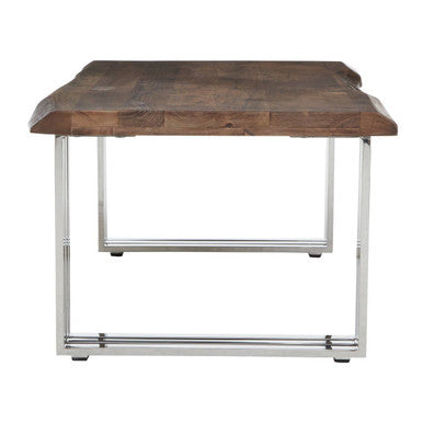 Hampstead Natural And Silver Coffee Table