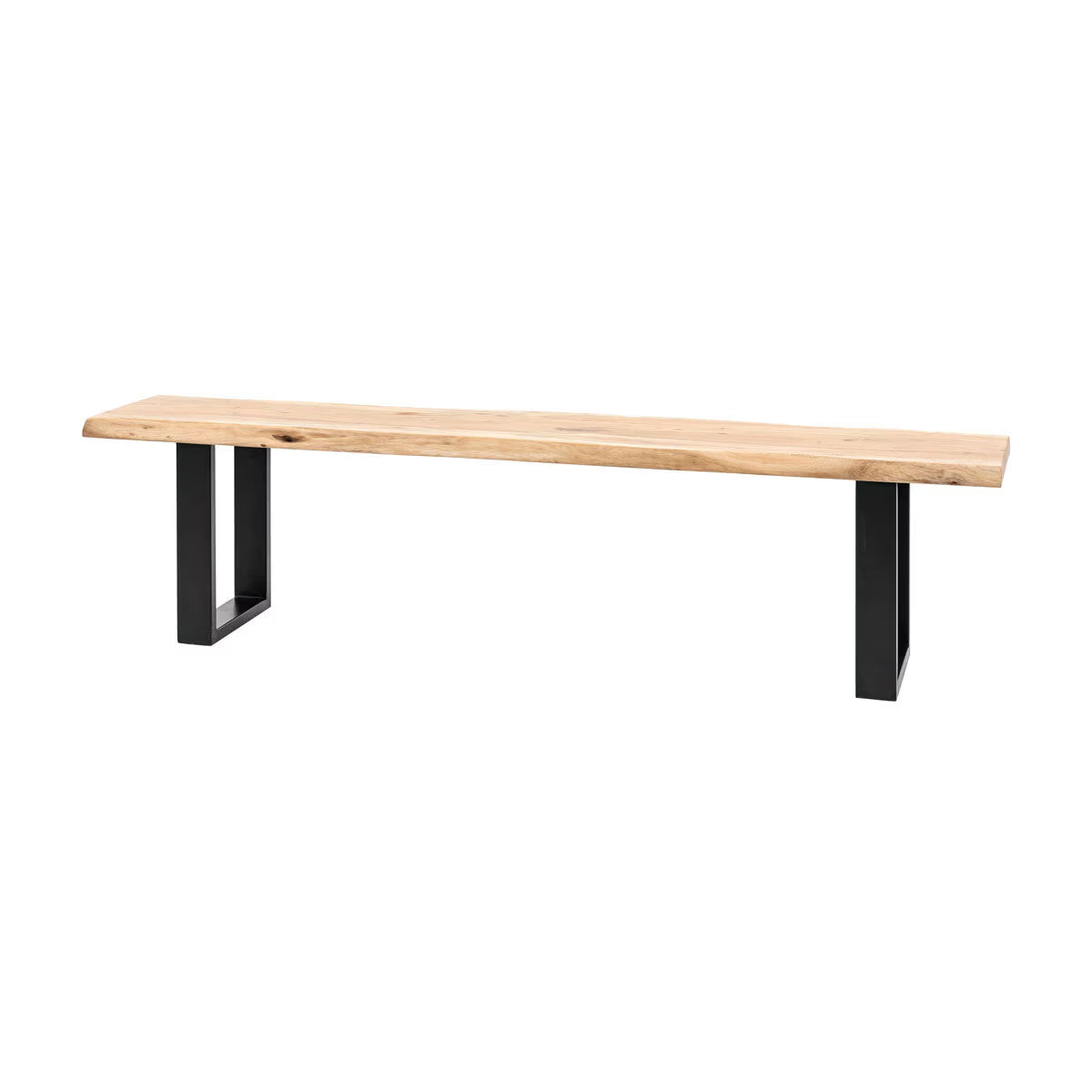 Chisbury Acacia Live Edge Dining Bench – Rustic Elegance for Your Dining Space