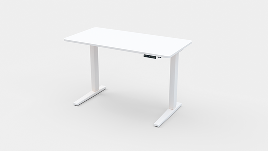 Classic Desk Height Adjustable White