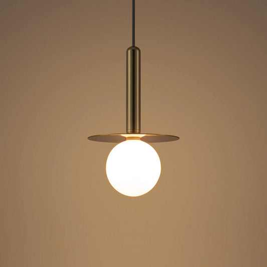 Brass disk pendant ceiling light Pendant Ceiling Light BlissVeranda