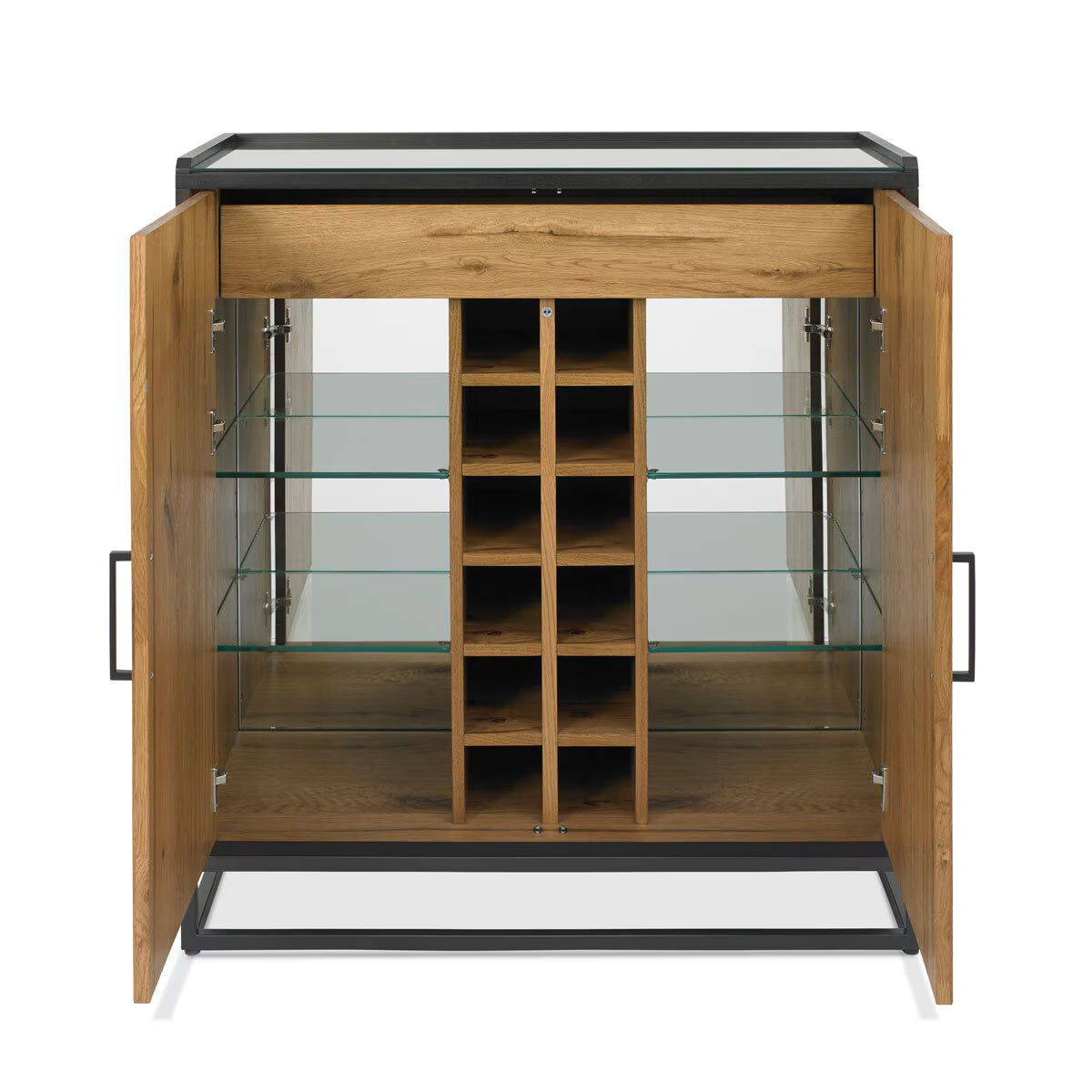 Modern Luxury Bentley Designs Greenwich LED Drinks Cabinet