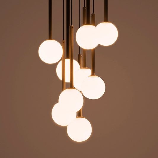Charcoal grey pendant cluster ceiling light Pendant Ceiling Light BlissVeranda
