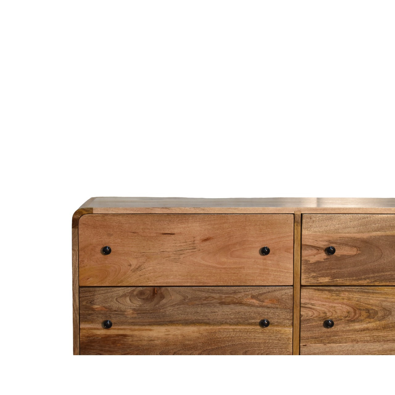 Artisan Furniture Large Curved Oak-ish Chest