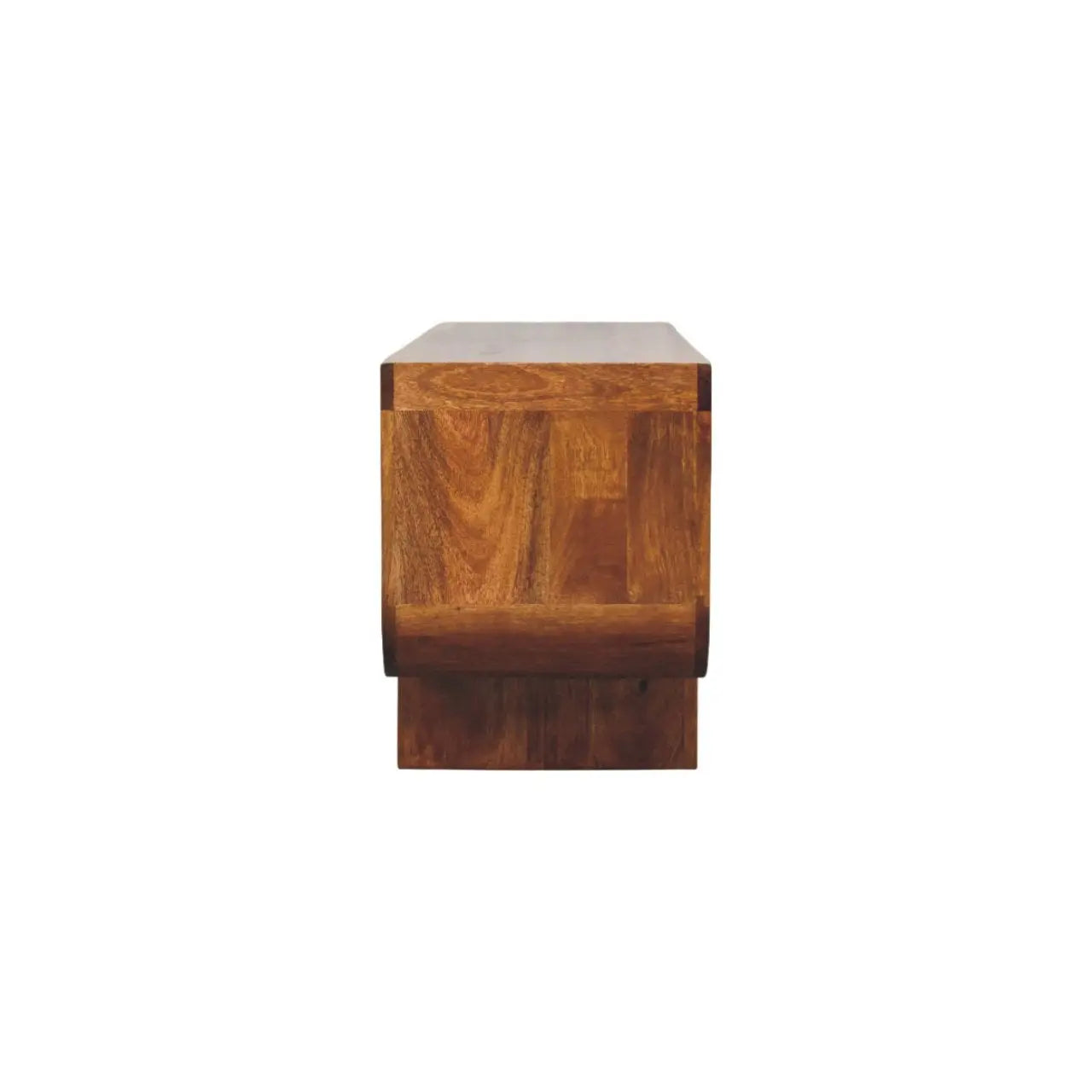 Orion Curved Chestnut Media Unit