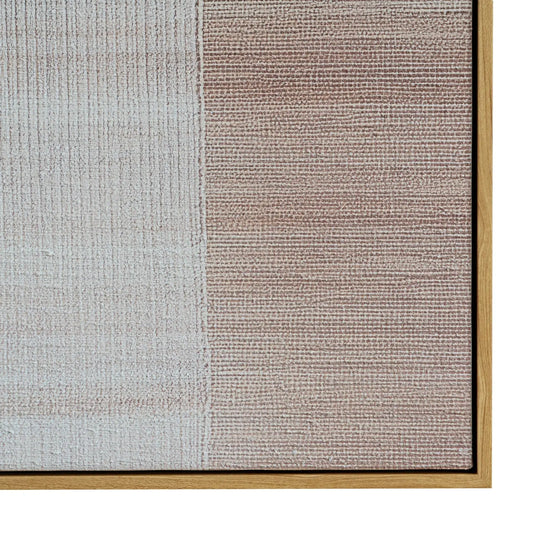 Close-up of a textured rug with a geometric pattern on a white background