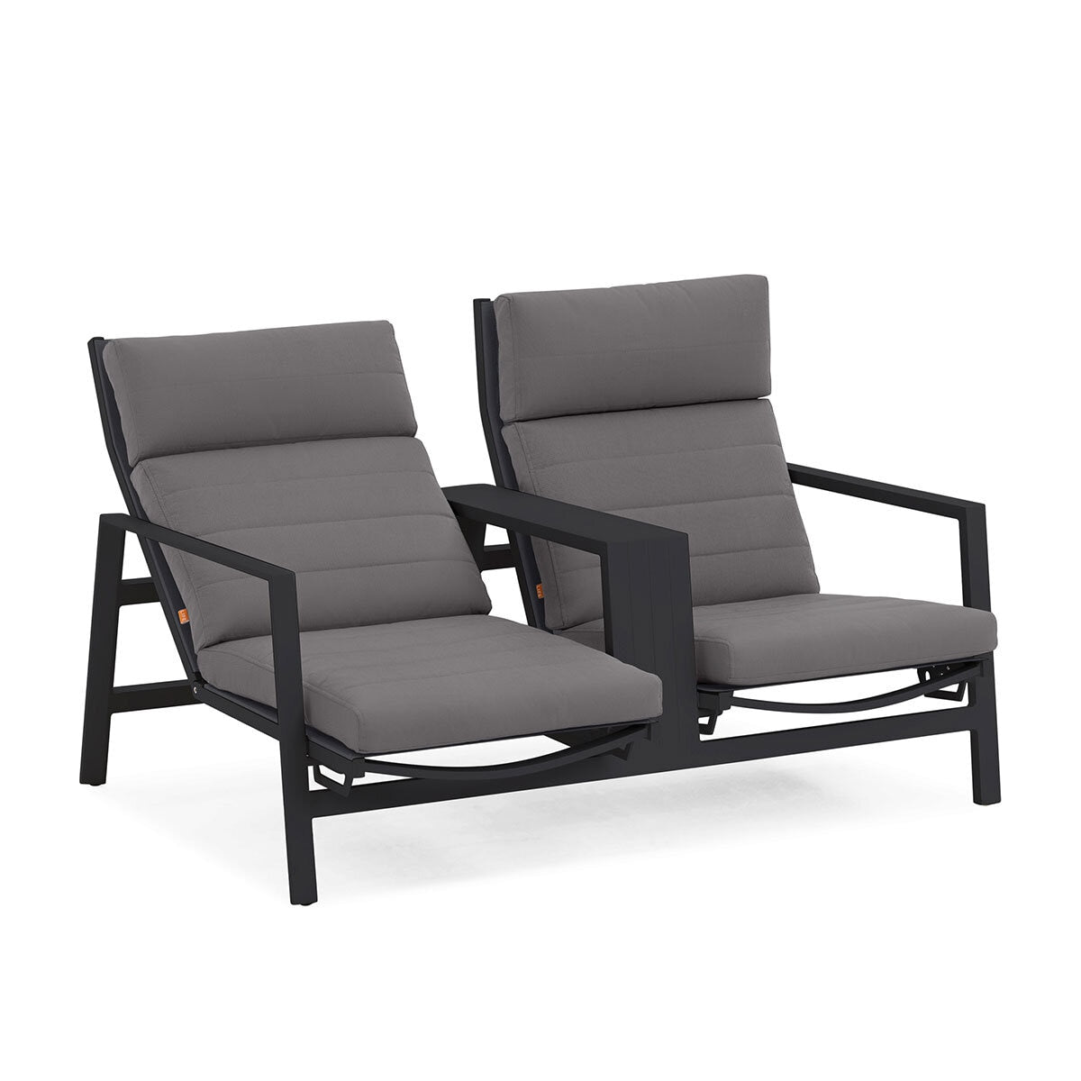 Modern Luxury LIFE Outdoor Living Bondi Tete-A-Tete Reclining Patio Set