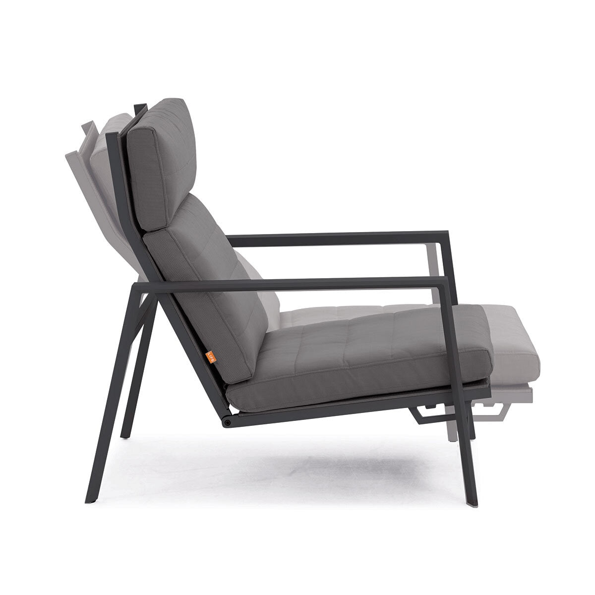 Modern Luxury LIFE Outdoor Living Bondi Tete-A-Tete Reclining Patio Set