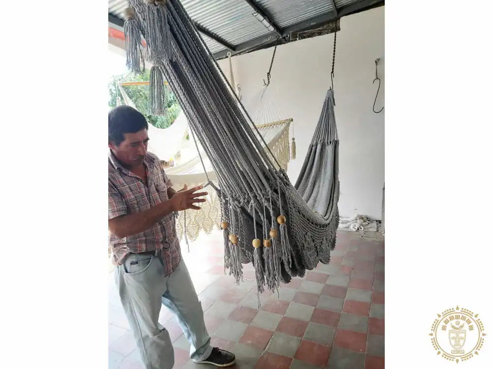 Luxury designer Authentic double hammock from Nicaragua 100% cotton