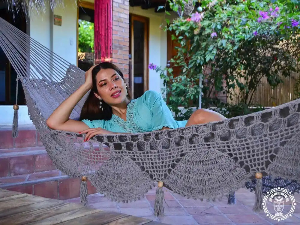 Luxury designer Authentic double hammock from Nicaragua 100% cotton