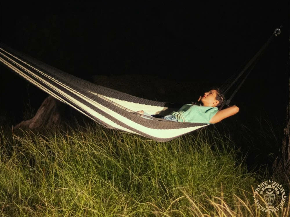 Luxury designer Mexican Hammock in 100% Nylon mesh mariachi 11