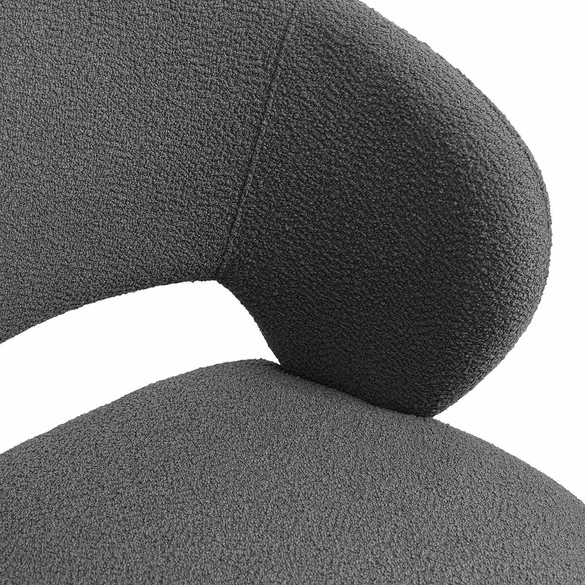 Modern Bentley Designs Alisa round Sintered Stone Dining Table + 4 Grey Chairs