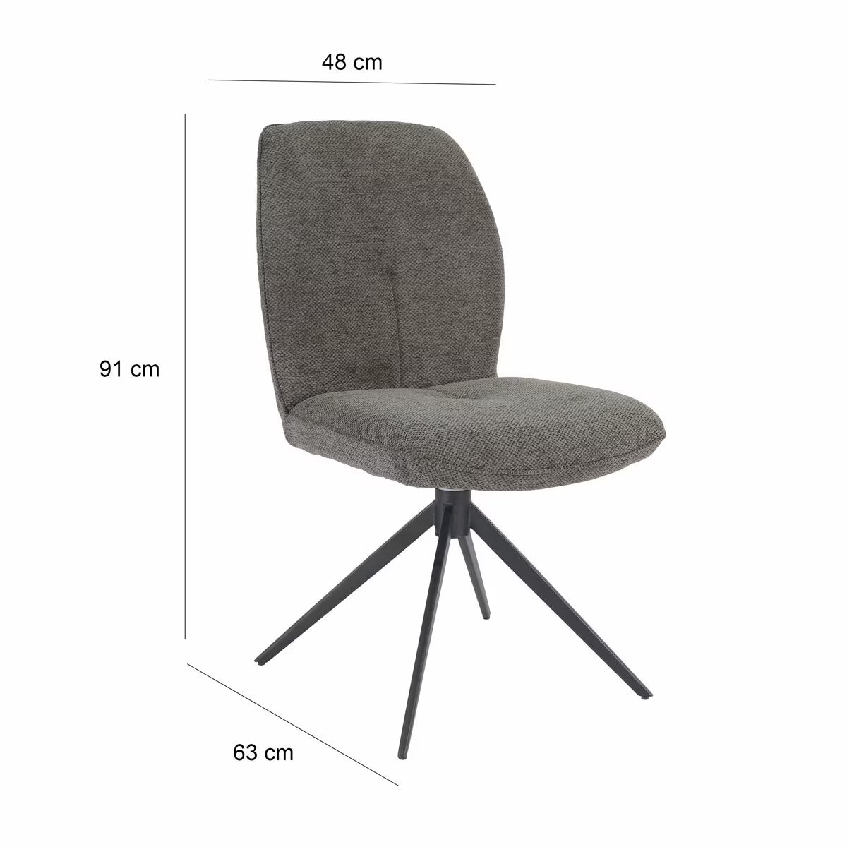 Modern Indus Valley Cavella round Ceramic Extending Dining Table + 4 Grey Chairs
