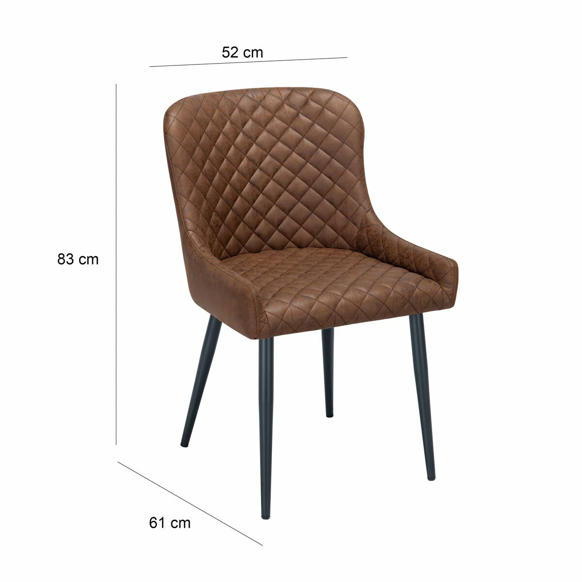 Modern Indus Valley Henley round Wooden Dining Table + 4 Brown Chairs