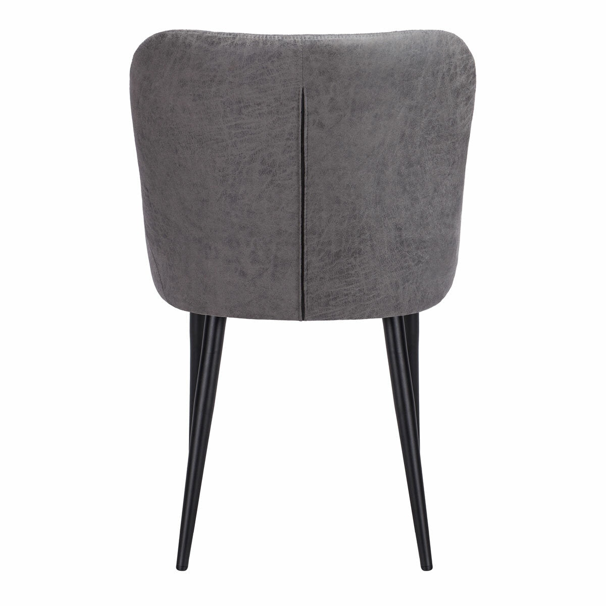 Modern Indus Valley Henley round Wooden Dining Table + 4 Grey Chairs
