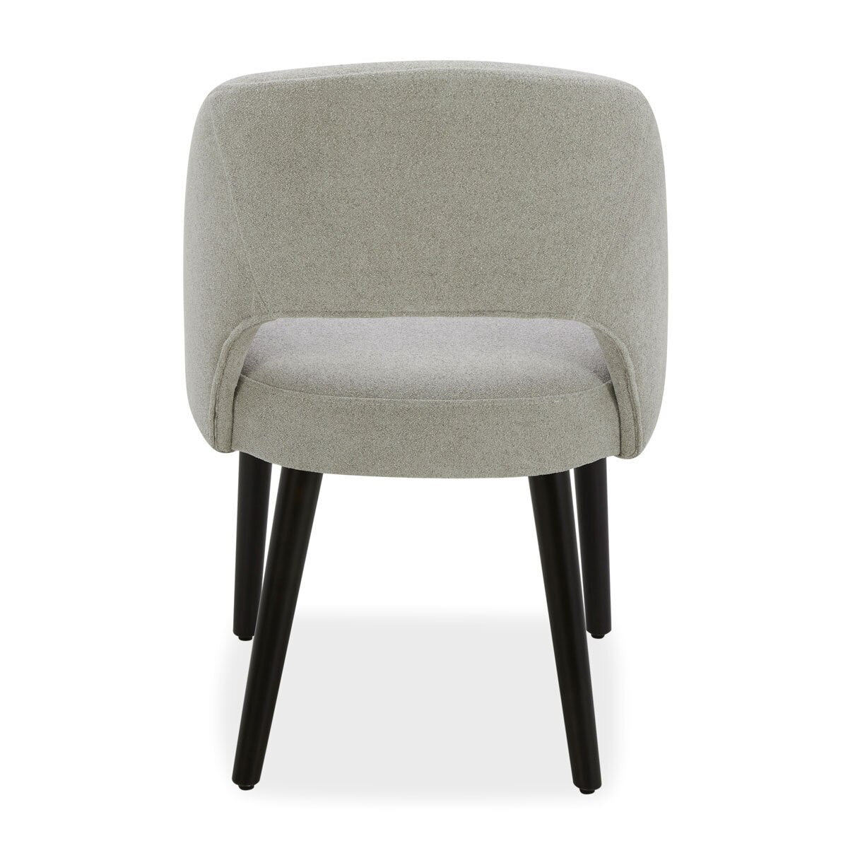 Modern Kobe Grey Fabric Dining Chairs, 2 Pack