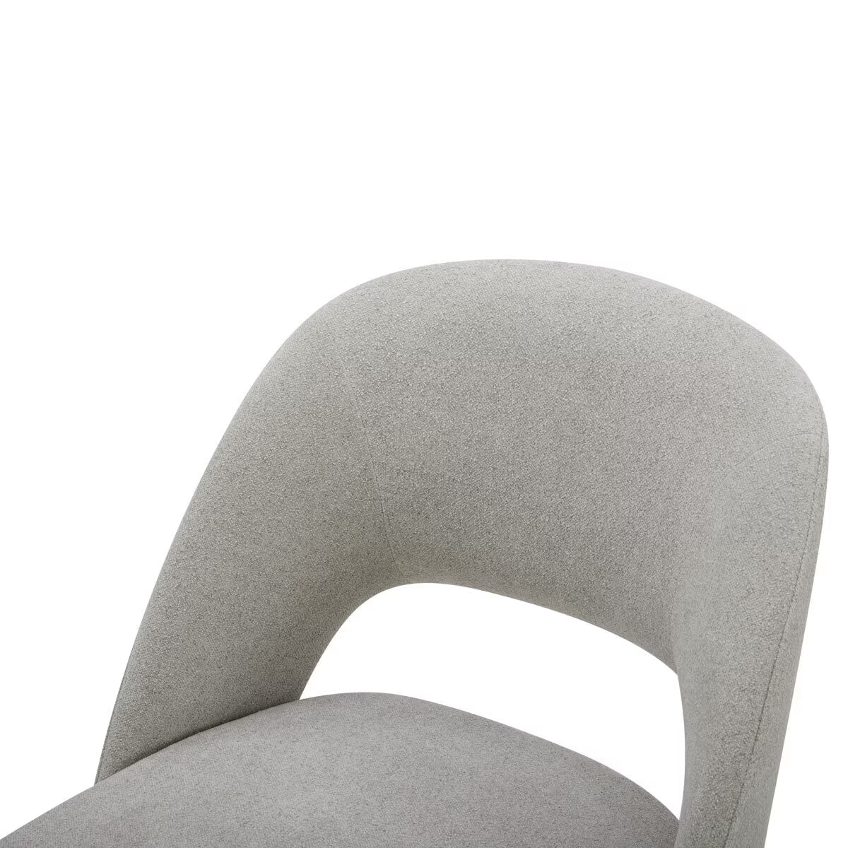 Modern Kobe Grey Fabric Dining Chairs, 2 Pack