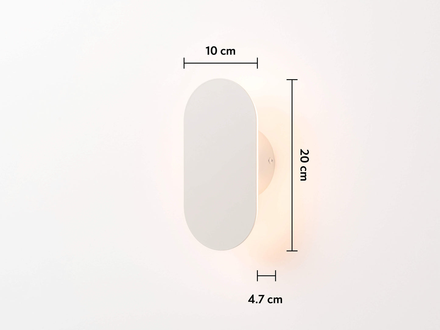 Sand grey mini diffuser wall light - BlissVeranda