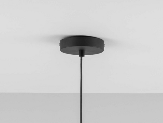 Charcoal grey ceiling pendant fitting - BlissVeranda