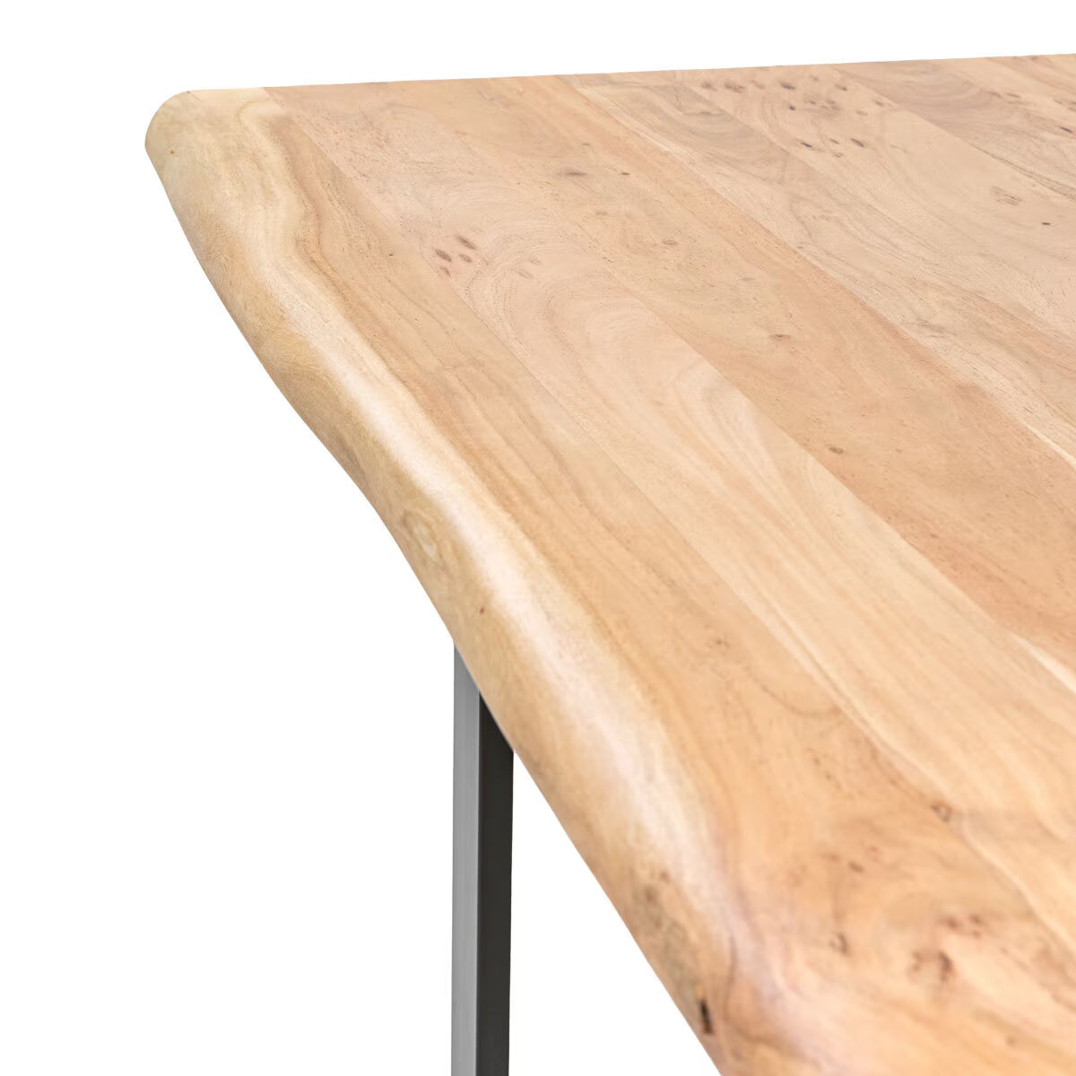 Stunning Gallery Chisbury Acacia Live Edge Dining Table - Perfect for 6-8 Guests!