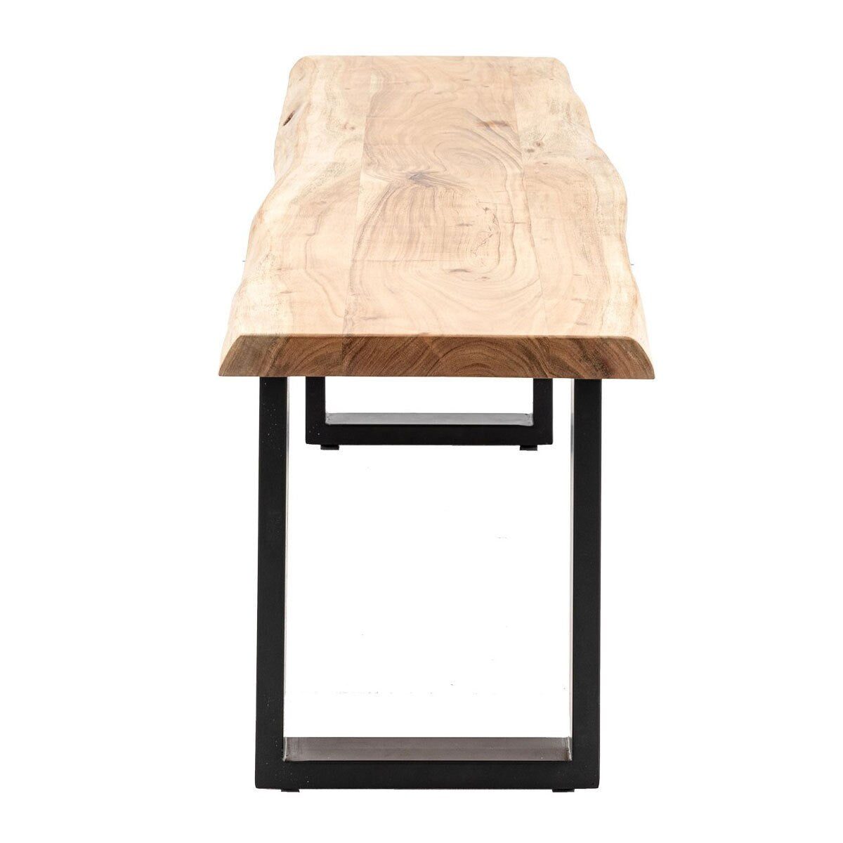 Chisbury Acacia Live Edge Dining Bench – Rustic Elegance for Your Dining Space