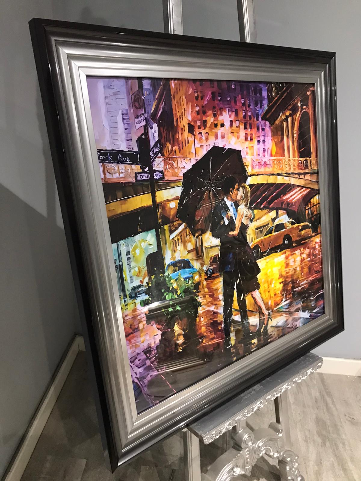 City Couple Large Framed Wall Art