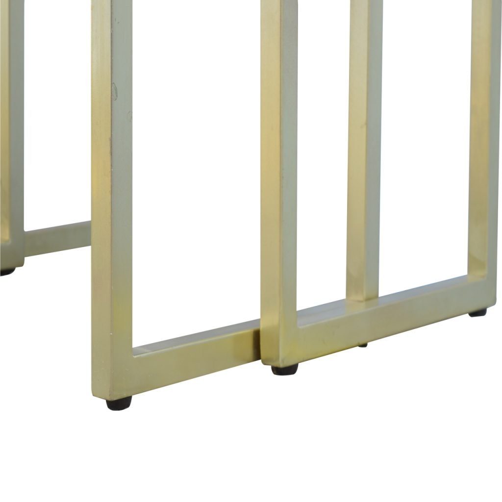 Artisan Furniture Chunky Gold Table Set of 3