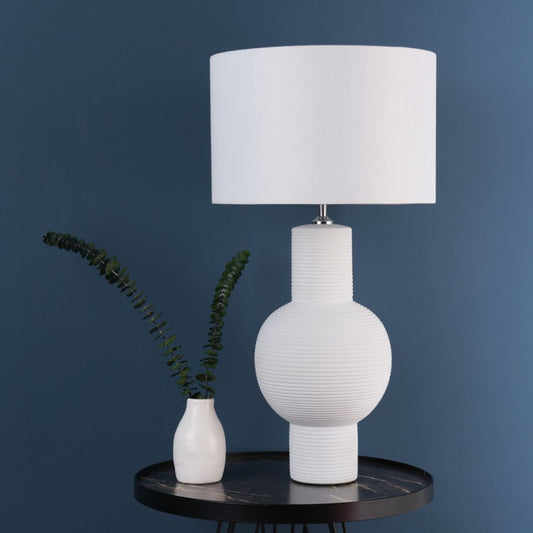 Meredith White Ceramic Table Lamp