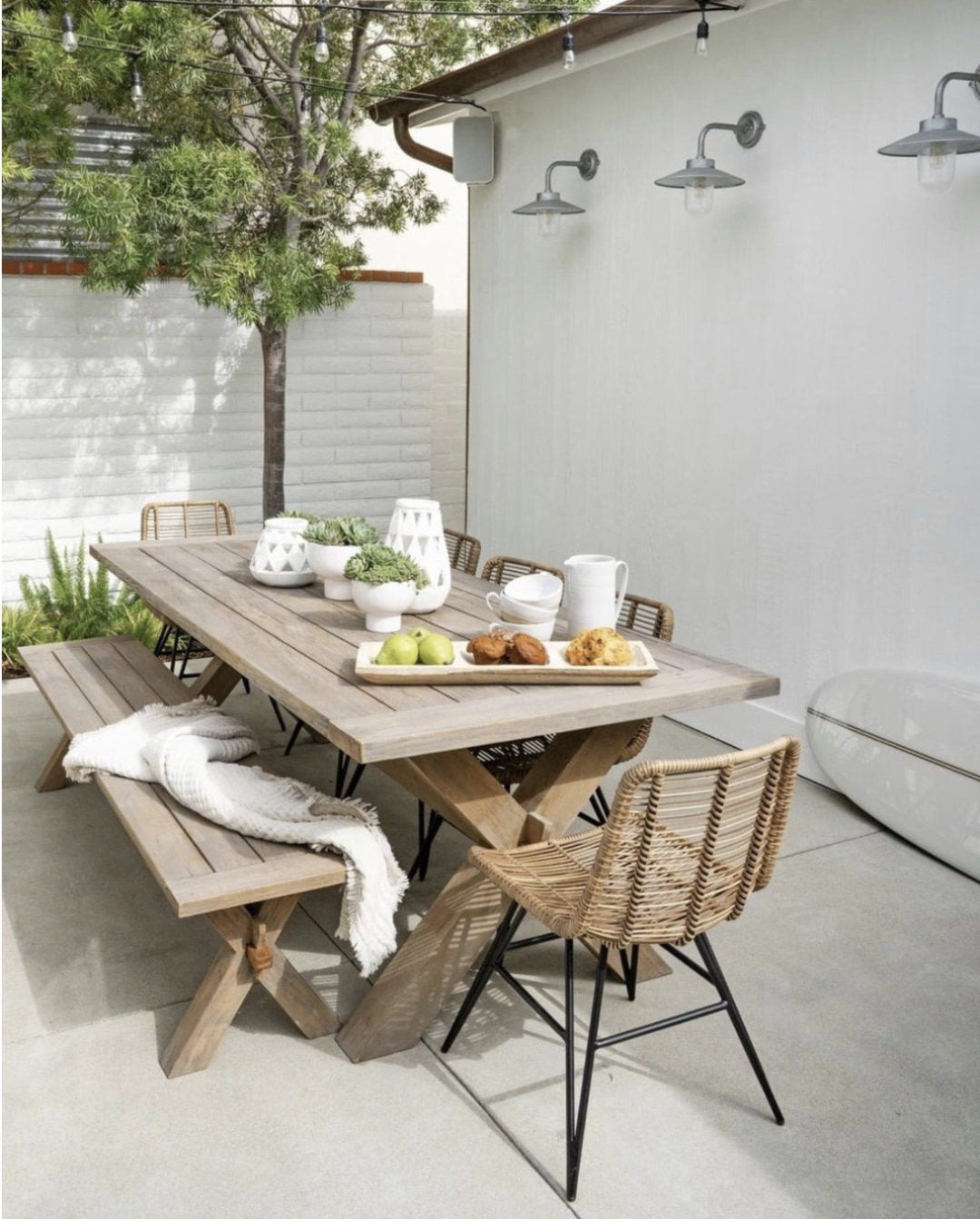 Nicara Natural Teak Bench-0