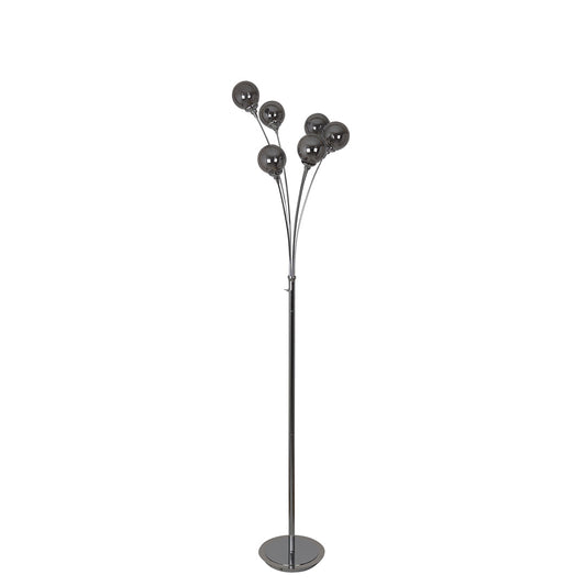 Bungo Polish Chrome Floor Lamp