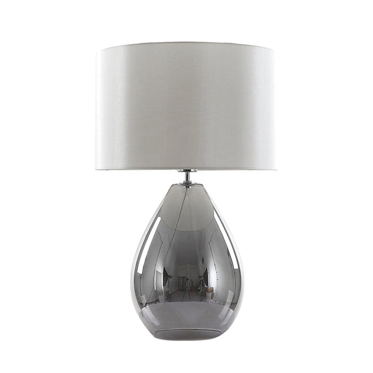 Waltham Smoked Glass Table Lamp