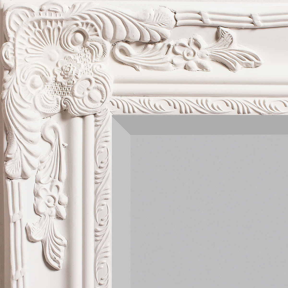 Gallery Hampshire Cream Leaner Mirror, 84 X 170Cm