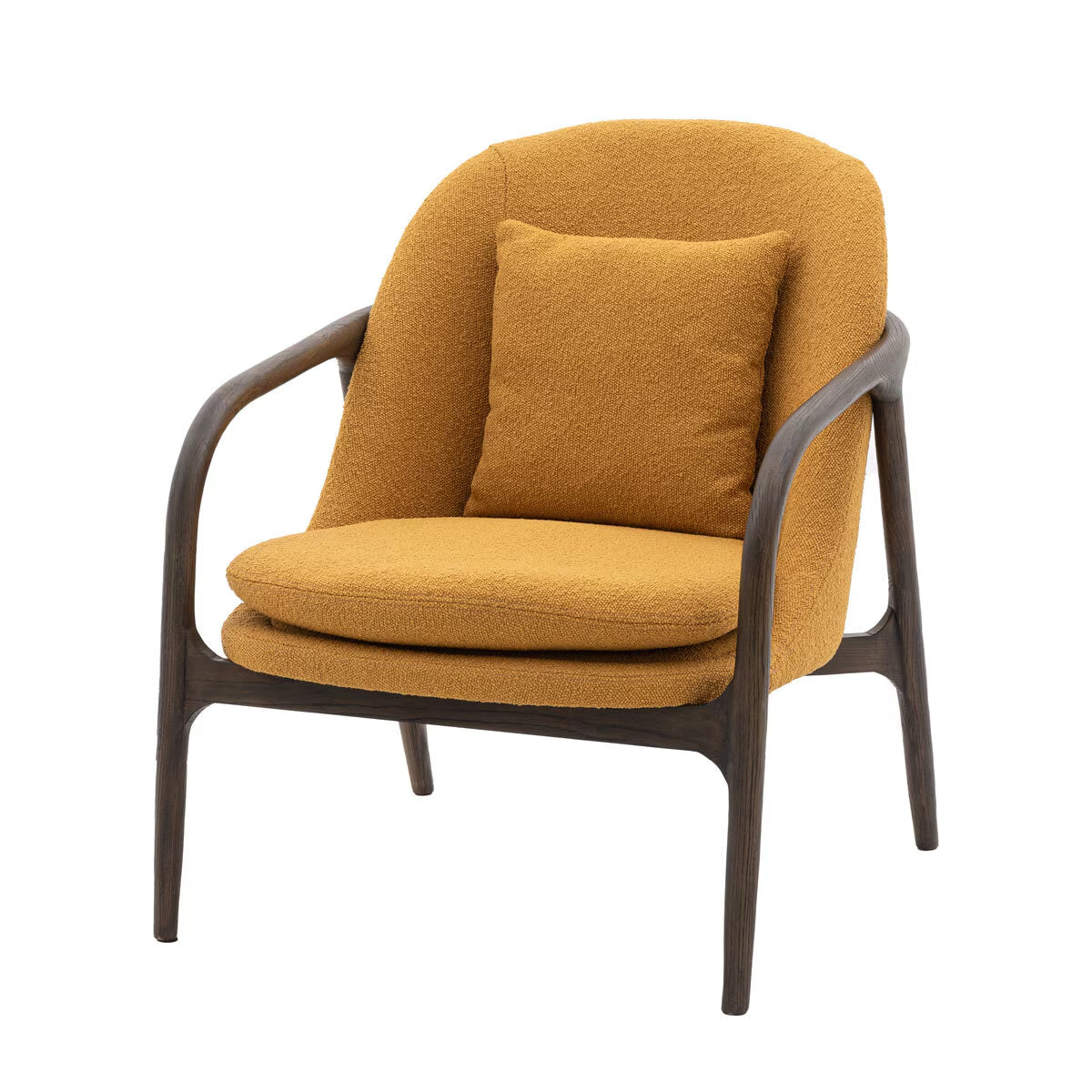 Gallery Alegra Ochre Fabric Armchair