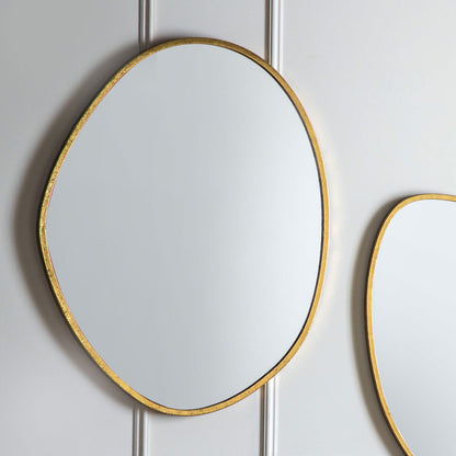 Gallery Chattenden Gold Pebble Mirror, 70 X 90Cm