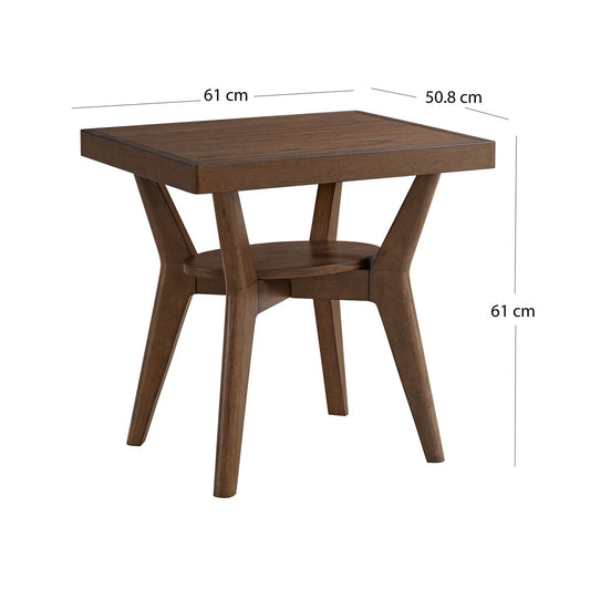 Wimberly Dark Wood Side Table