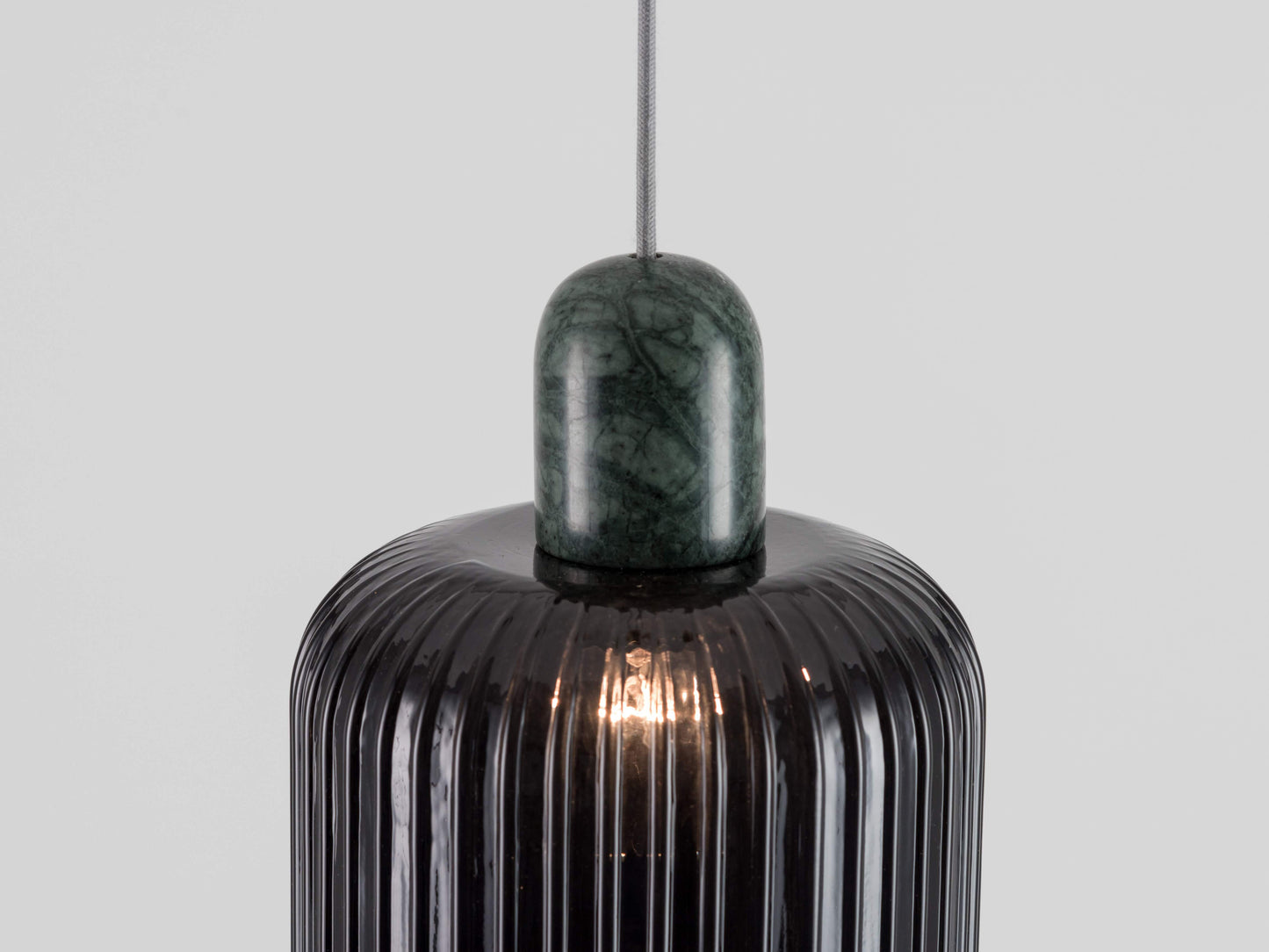 Green marble ceiling pendant fitting - BlissVeranda