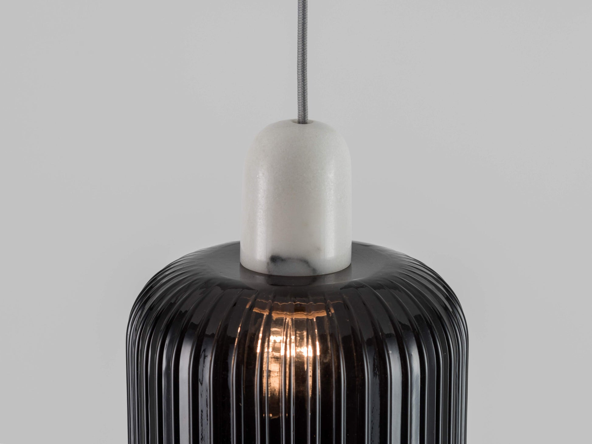 White marble ceiling pendant fitting - BlissVeranda