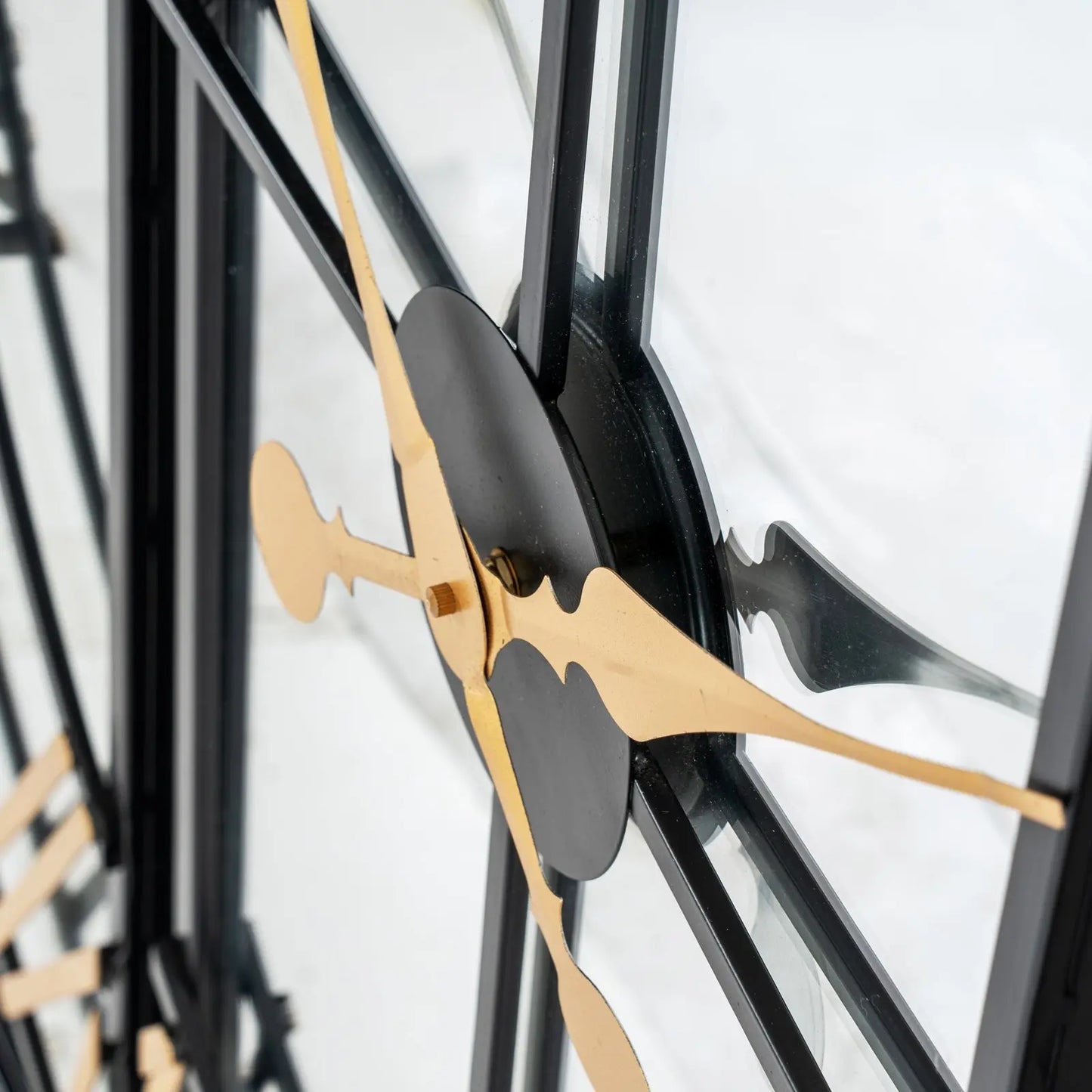 Brooklyn Black And Gold Wall Clock  Clocks > Wall Clocks BlissVeranda