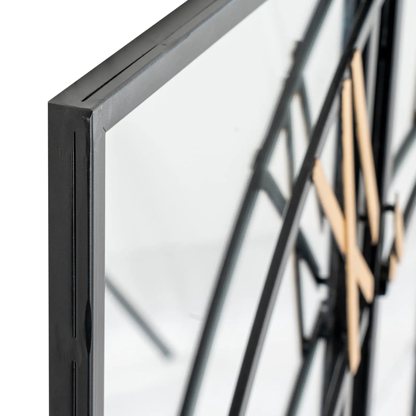 Brooklyn Black And Gold Wall Clock  Clocks > Wall Clocks BlissVeranda