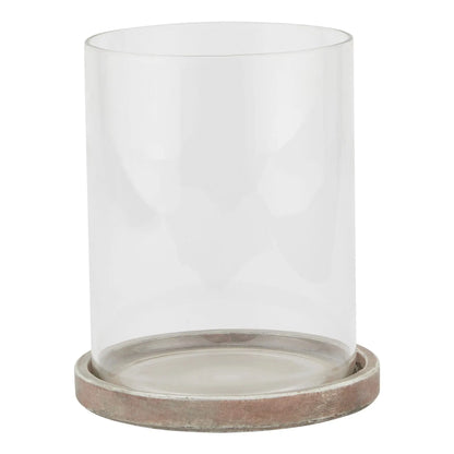 Siena Brown Large Hurricane Lantern BlissVeranda