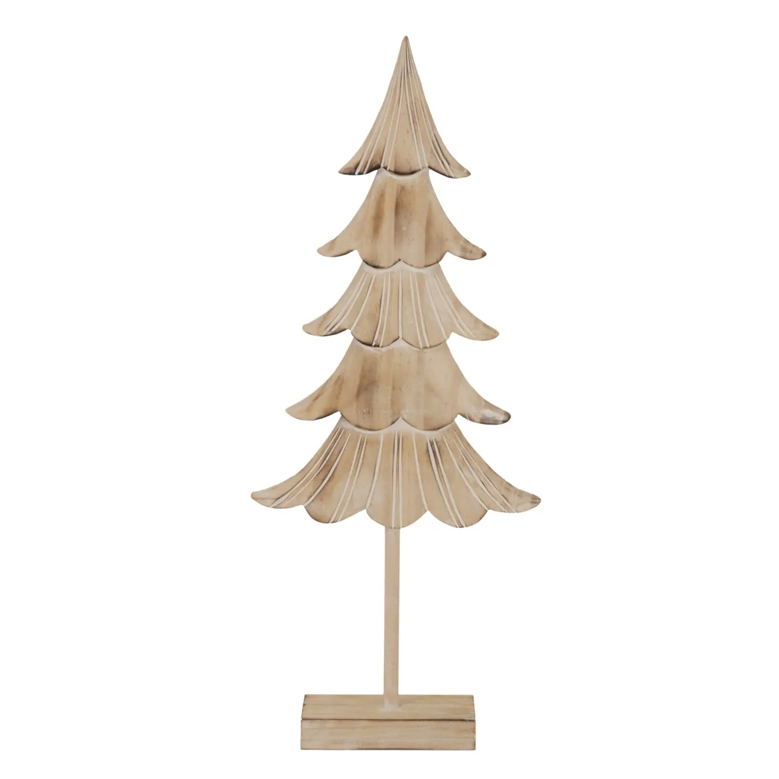 Large Rustic Fir Tree On Stand BlissVeranda