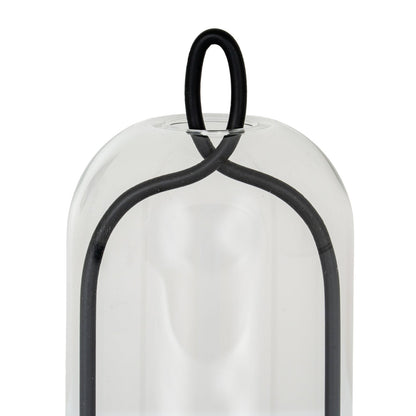 Nyx Medium Candle Holder With Glass Cloche  Gifts & Accessories > Candle Holders BlissVeranda