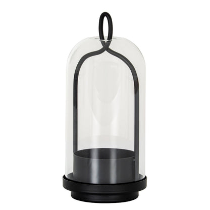 Nyx Medium Candle Holder With Glass Cloche  Gifts & Accessories > Candle Holders BlissVeranda