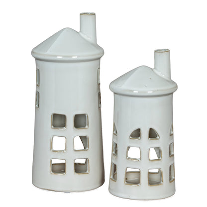 Rhea Large Lighthouse Tealight Holder  Gifts & Accessories > Candle Holders > Christmas Candles & Candle Accessories BlissVeranda
