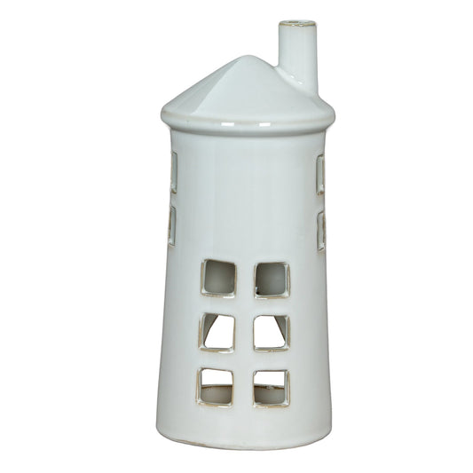 Rhea Large Lighthouse Tealight Holder  Gifts & Accessories > Candle Holders > Christmas Candles & Candle Accessories BlissVeranda