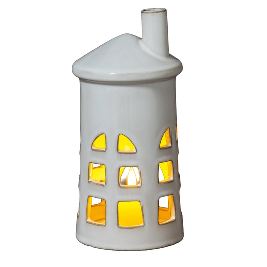 Rhea Medium Lighthouse Tealight Holder  Gifts & Accessories > Candle Holders > Christmas Candles & Candle Accessories BlissVeranda