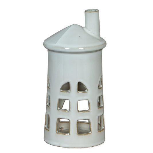 Rhea Medium Lighthouse Tealight Holder  Gifts & Accessories > Candle Holders > Christmas Candles & Candle Accessories BlissVeranda